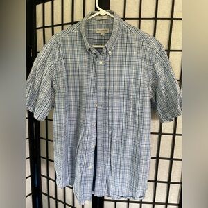 John Ashford Blue Casual Button Down Shirt